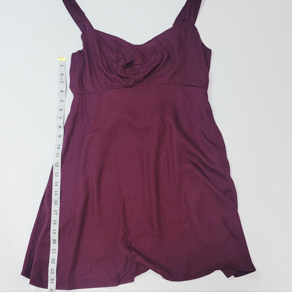 Burgundy Old Navy Camisole Mini Dress Size S NWT - Picture 6 of 9